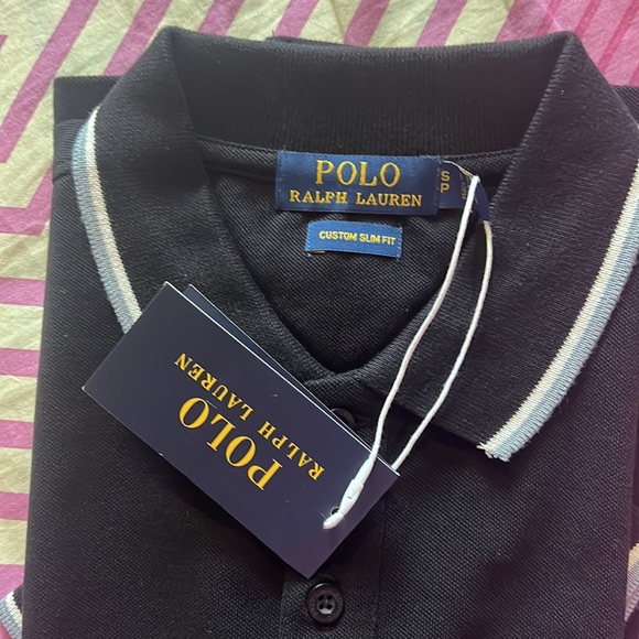 Polo Ralph Lauren Slim Fit Polo T Shirt - Black - Picture 8 of 12